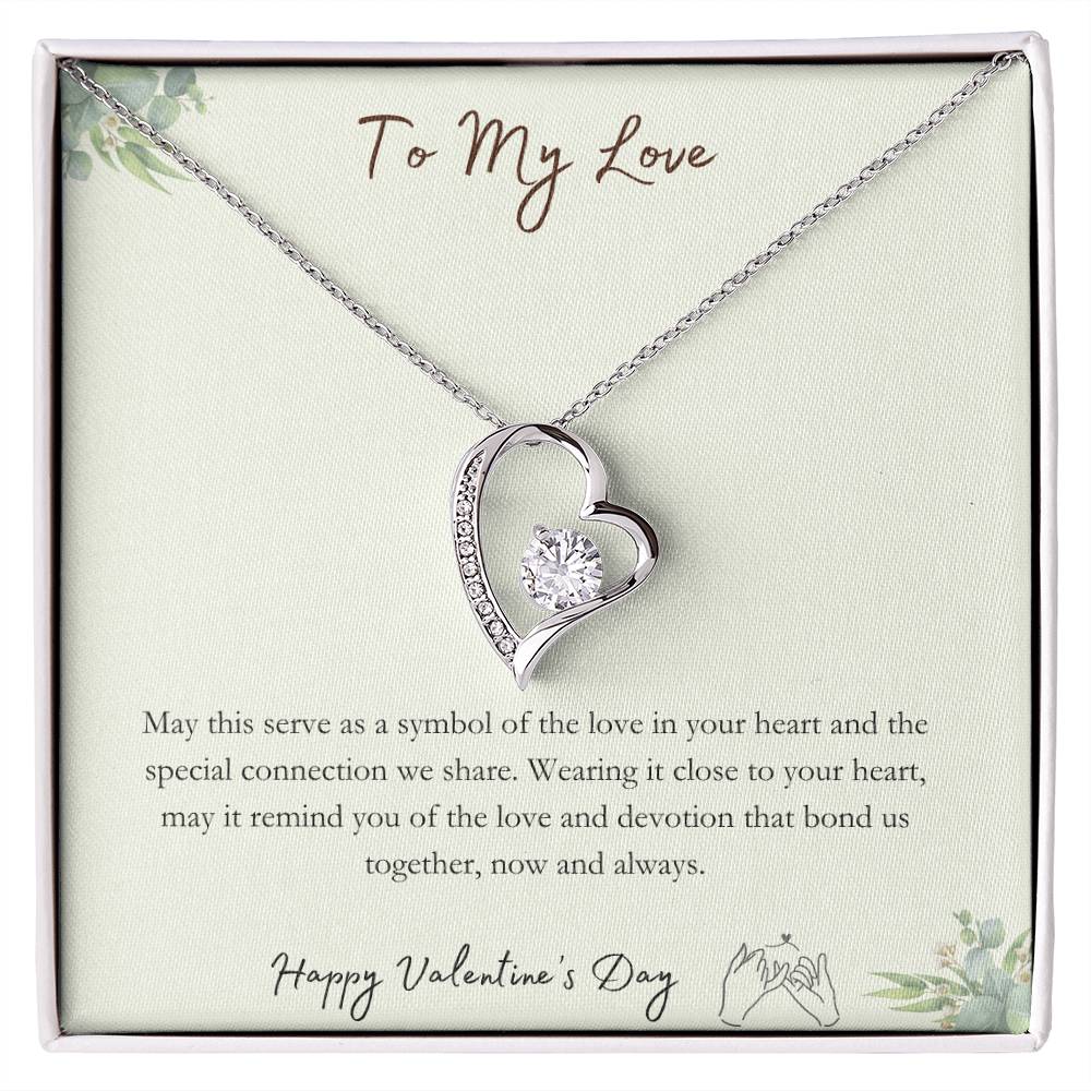 To My Love - Special Connection - Forever Love Necklace - Happy Valentine's Day