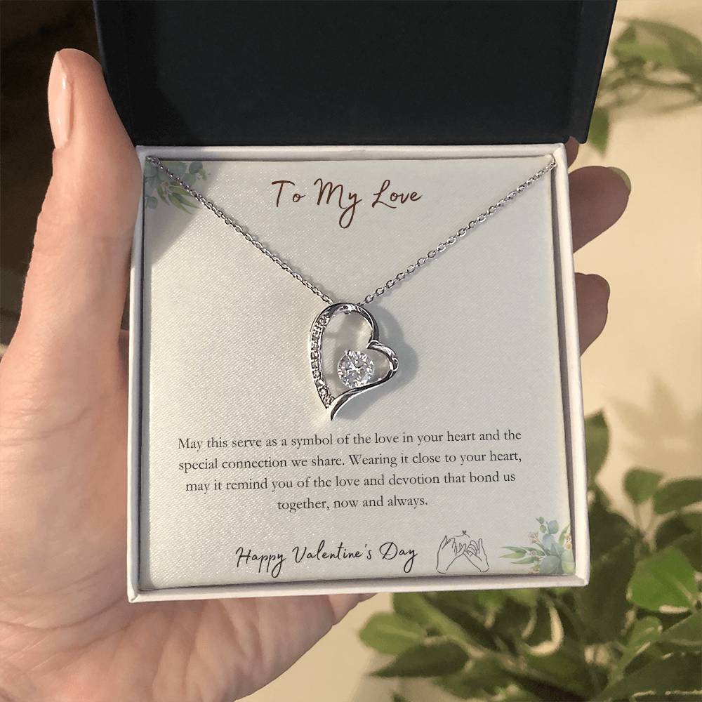 To My Love - Special Connection - Forever Love Necklace - Happy Valentine's Day