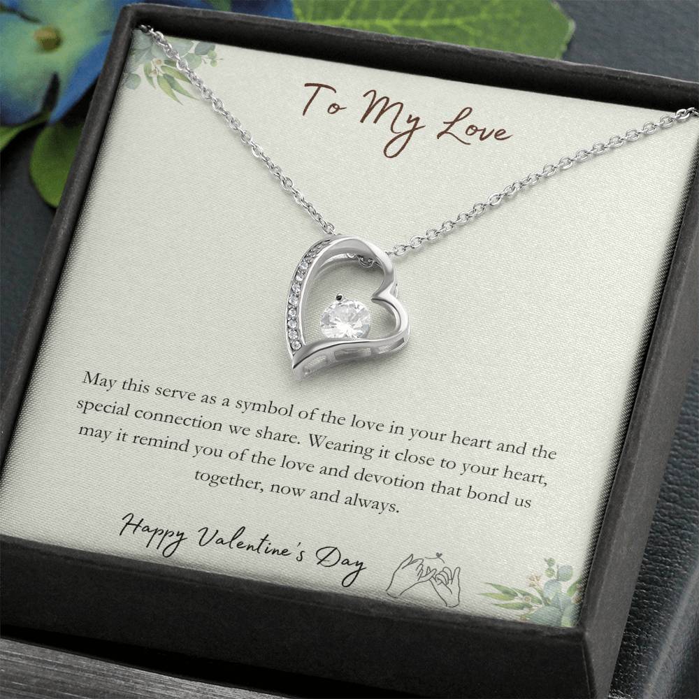 To My Love - Special Connection - Forever Love Necklace - Happy Valentine's Day