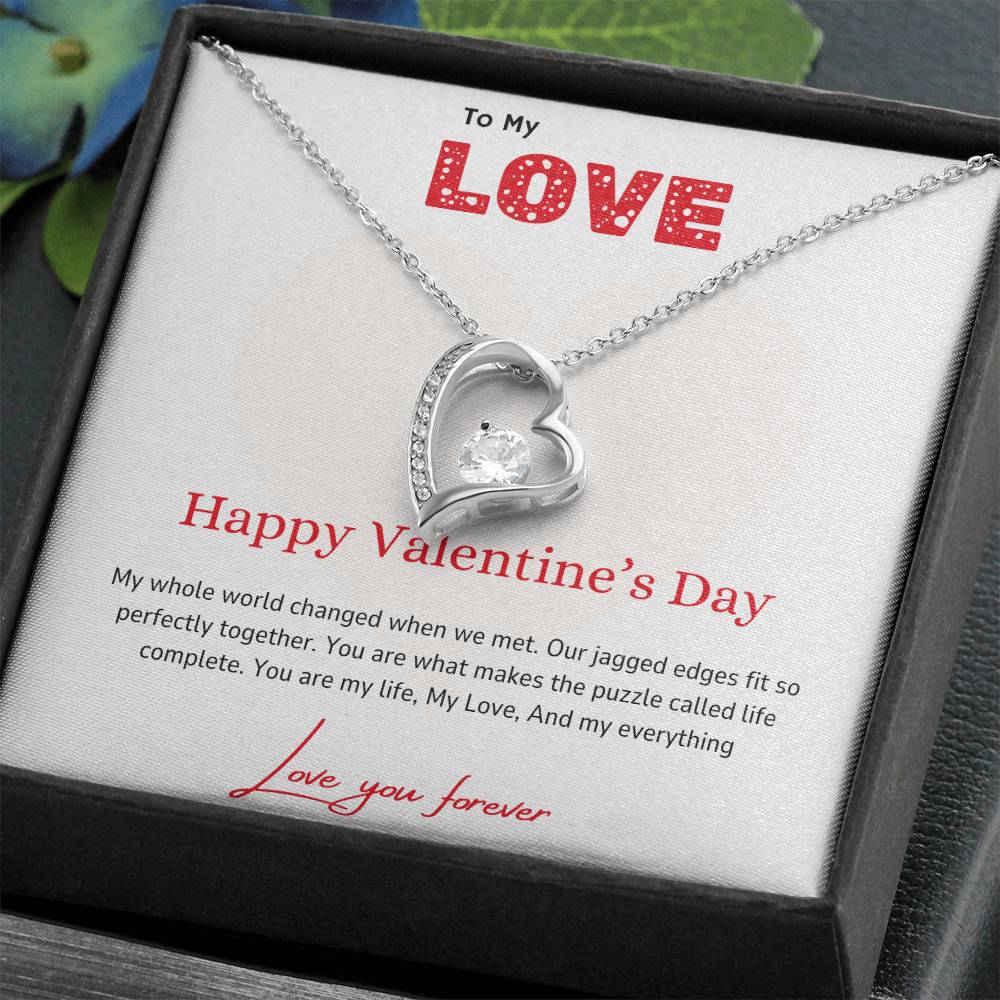 To My Love - Perfectly Together - Forever Love Necklace - Love You Forever