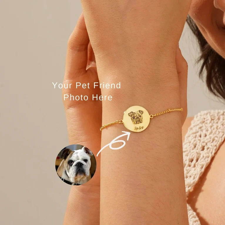 PET PORTRAIT CHARM BRACELET